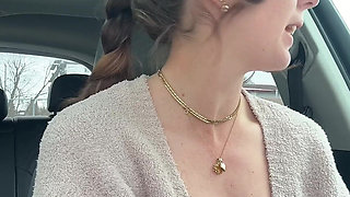 Cumming in a Tim Hortons Drive Thru!