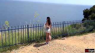 Public Dick Flashing - Girl Help Me To Cum In Mountains With Katty West
