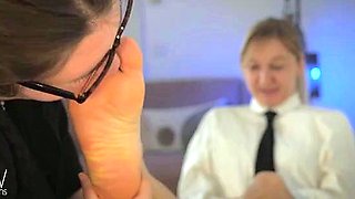 Foot Tongue Mouth And Vore Schoolgirl Feet Training