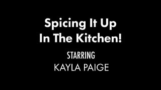 Busty MILF Kayla Paige Strips in the Kitchen!