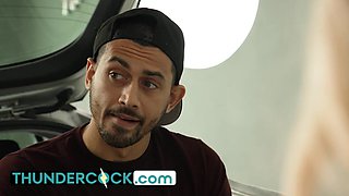 Congenital Teenage Amber Moore Rails Giant Hellion Dinky To Protect Her Stepbro