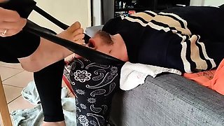 Miss ZetaMoon - Crying Slave Dirty Foot Gag And Cleaning
