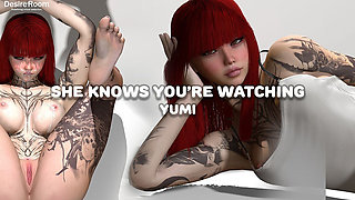 She Knows You're Watching - Yumi - Cgi 3D Hentai Anime