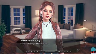 Visual novel gameplay featuring big boobs and fun mom themes