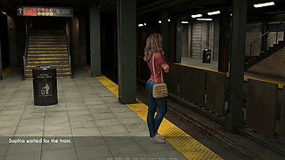 A Wife and Stepmother Real Fucking - Sophia and Patricia Get Fucked with Strangers by the Subway