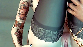 The Dirty Treatment Between the Stepfather and the Tattooed Girl on the Street 4