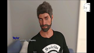 Sister threesome, big ass sister, visual hentai