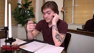 Busty Redhead MILF Rachel Steele Seduces Stepson in Hot Taboo Fuck