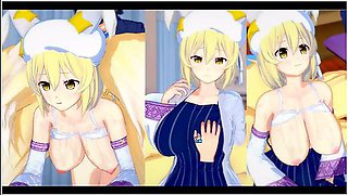[hentai Game Koikatsu! ]have Sex With Touhou Big Tits Ran Yakumo.3dcg Erotic Anime Video