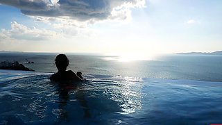 Big ass Thai GF first time anal fucking