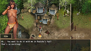 A Struggle with Sin - Gameplay - Roleplay - Threesome with Two Perfect Body MILF in Village Hut