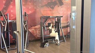 Alanna Pow - Getting Creampied After Gym - Big tits