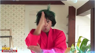 Dragon Balls X - Small Skinny Teen Fucked By Huge Throbbing Cock After Fusion
