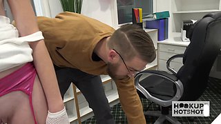 Ashley Lanes Big Naturals Bounce As She Gets Proneboned Hard