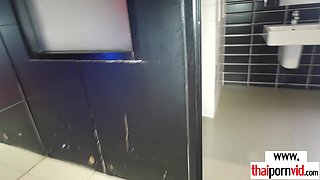 Amateur Thai MILF satisfying a farang