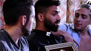 NAKEDSWORD Adam Ramzi Fucked Dante Colle In 3way Hardcore