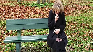 Older French Slut Picked up in the Park and Fucked in the Ass