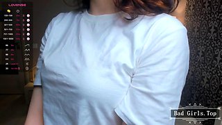 Big Tits Brunette Webcam Teen Teases Skinny Frame