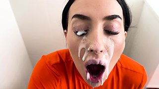 Depraved solo fetish female corporalist masturbates