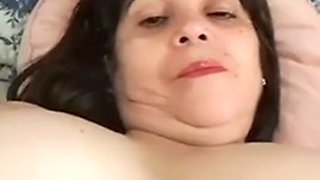 Hot stepmom shows off her body on camera