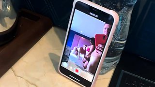 Real blonde amateur giving a POV blowjob