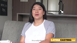 Big Tits Asian Latina Gagging Upside Down Deepthroat & Tittyfuck