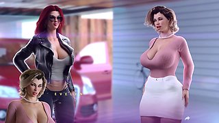 Sex note, public washroom, anime porn