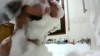 Hungry brunette solo masturbation