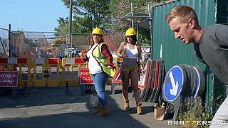 Cock-Calling On The Job Site With Danny D, Ivy Lebelle - Brazzers