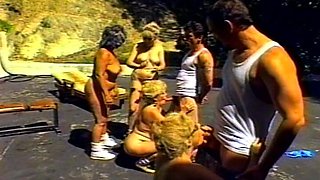 A Group of Old and Horny Ladies Fucking Some Raw Dudes