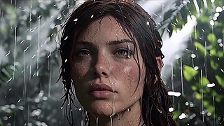 Lara Croft First Encounter with an African Tribal Group