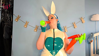 Bunny Domme Ass Stuffing JOI - Solo Girl