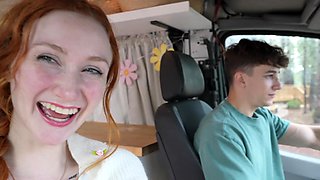 Stepsister shows off new van on her vlog