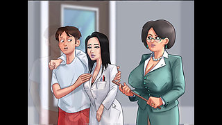 Summertime saga - I switched the vibrator on which she have on