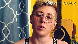 Queer strapon JOI for women - butch coworker seduces you and tells you how to cum