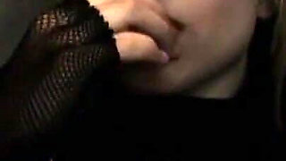 Fetish Porn with Young Blonde Slut Cumshot by Big Black Cock on Leather Boots
