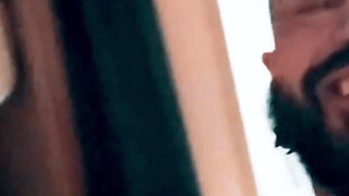 She Gives Me a Messy Blowjob on My Pierced Cock on the Ferry. I Cum in Her Mouth and Kiss Her, Licking the Cum