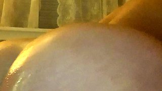 Amateur striptease and Solo masturbation
