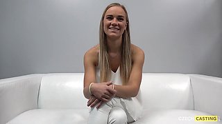 Czech Siren's Youthful Charm Ignites in Solo Intimate Passion