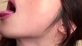 Brunette Asian Slut Fingered, Fucked Hard and Covered in Cum by Multiple Guys