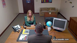 Bitchy soccer MILF humped hard by head teacher