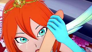 Stella gives a POV blowjob in this Winx Club parody