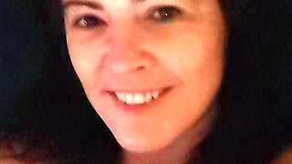 Busty brunette with big boobs rides cock