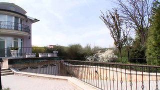 Tattooed Muscle Stud Pounds Blonde and Horny Brunette in Deepthroat-anal Threesome