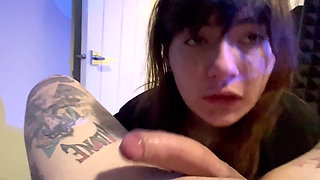 Cute Queer Gives Bwc Boyfriend BJ