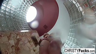 Shower BTS Fun With Christy & Dahlia