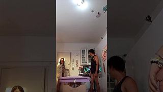 Nicoly Mattos & Pamela Pantera: Double Teaming the Newbie with Dirty Massage and Creampie!