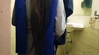 Indian College Student in H.o.d.'s Bathroom