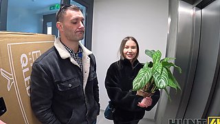 The couple agreed to a bold experiment with a busty blonde beauty.