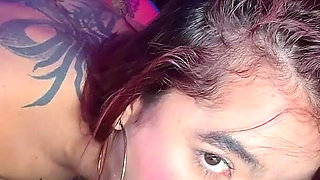 Tattooed Latina with Small Breasts Fucks Her Spanish Stepdad Hard